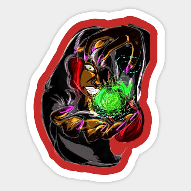 Dark Magic Sticker by SketchMaster